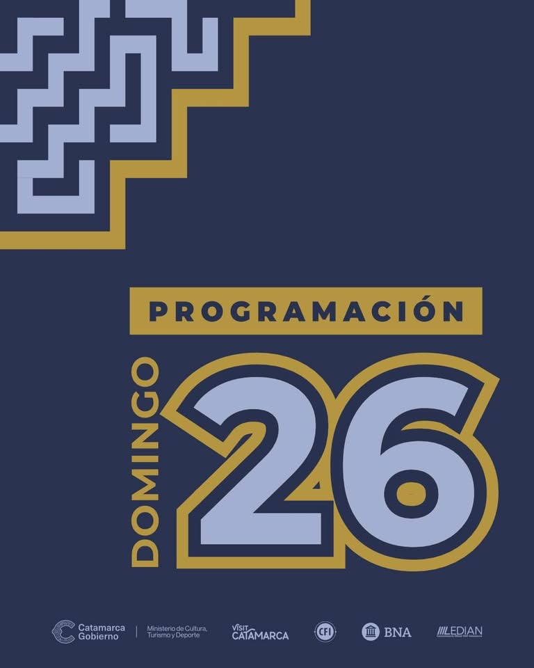 PROGRAMACIÓN | DOMINGO 26 🎉