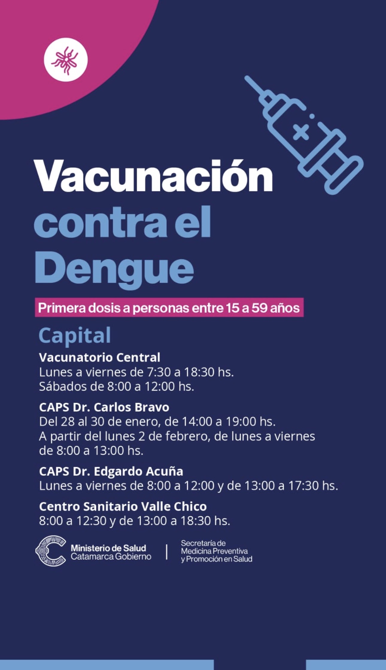 Vacuna contra el dengue 
