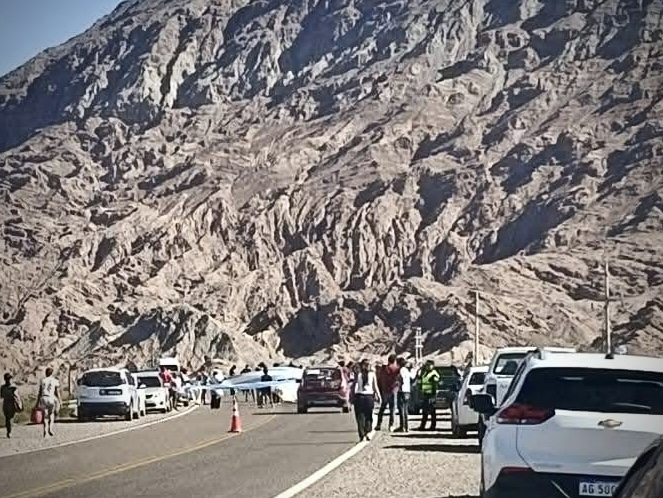 🚧 Corte en Ruta 60 por reclamo contra la minería