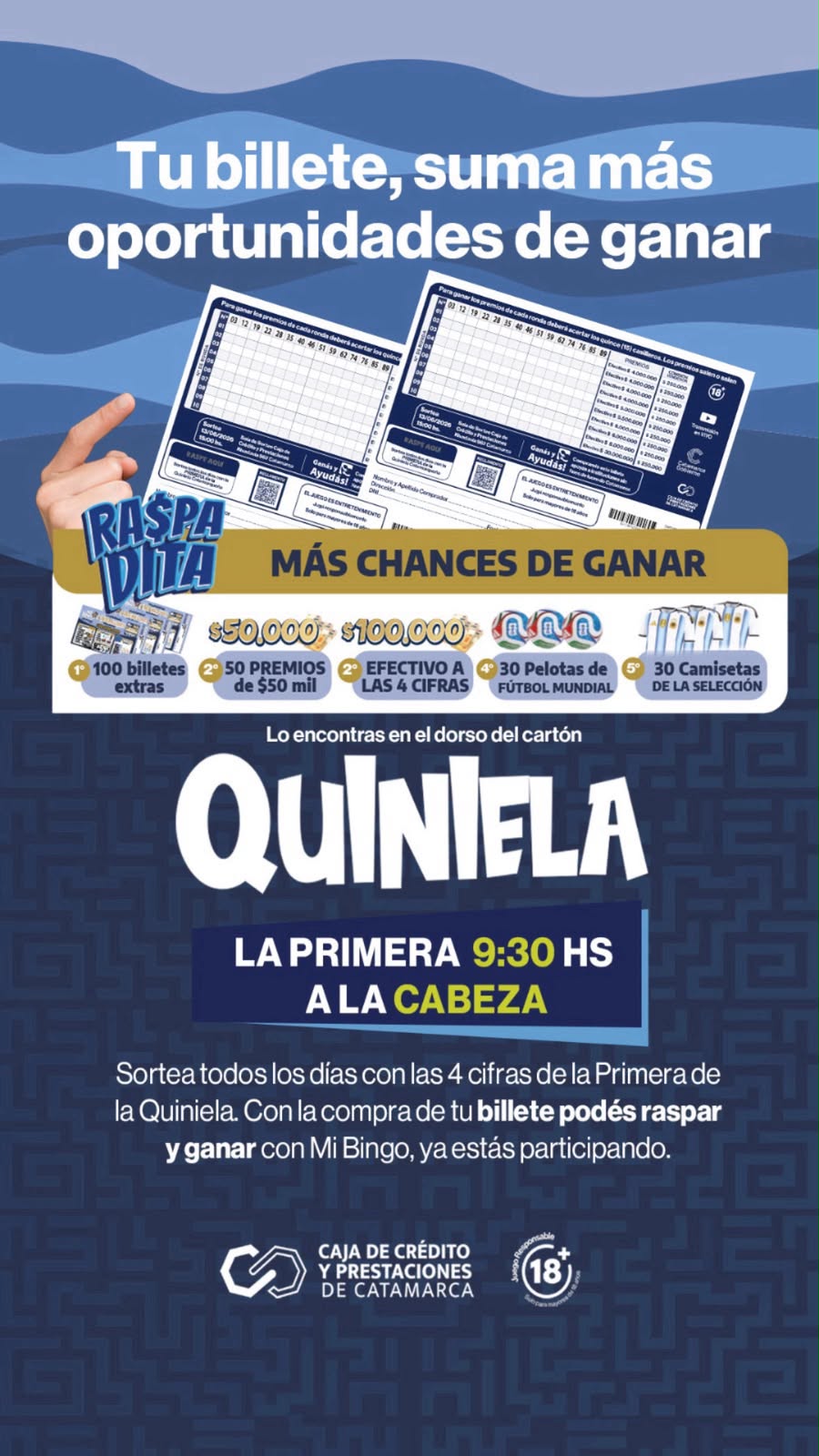 Tu billete suma chances